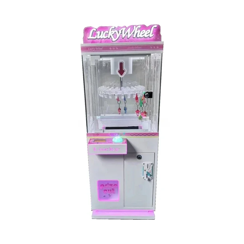 Lucky Wheel Clip Prize Machine Indoor Arcade Prizes Vending Game Machine