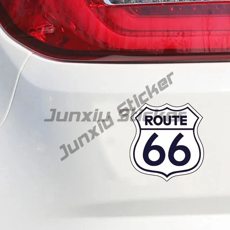Personalized Route 66 Vinyl Decal Car Windshield Decoration Sticker Waterproof  Decals PVC Wholesale