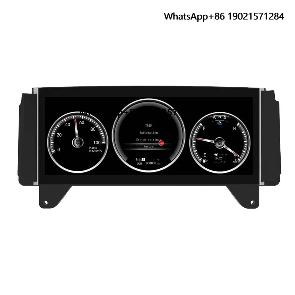 

Car Dashboard Instrument Panel LCD Car Cockpit for LHD&RHD Rolls-Royce Phantom 2004-2013 Digital Cluster Speedometer Display