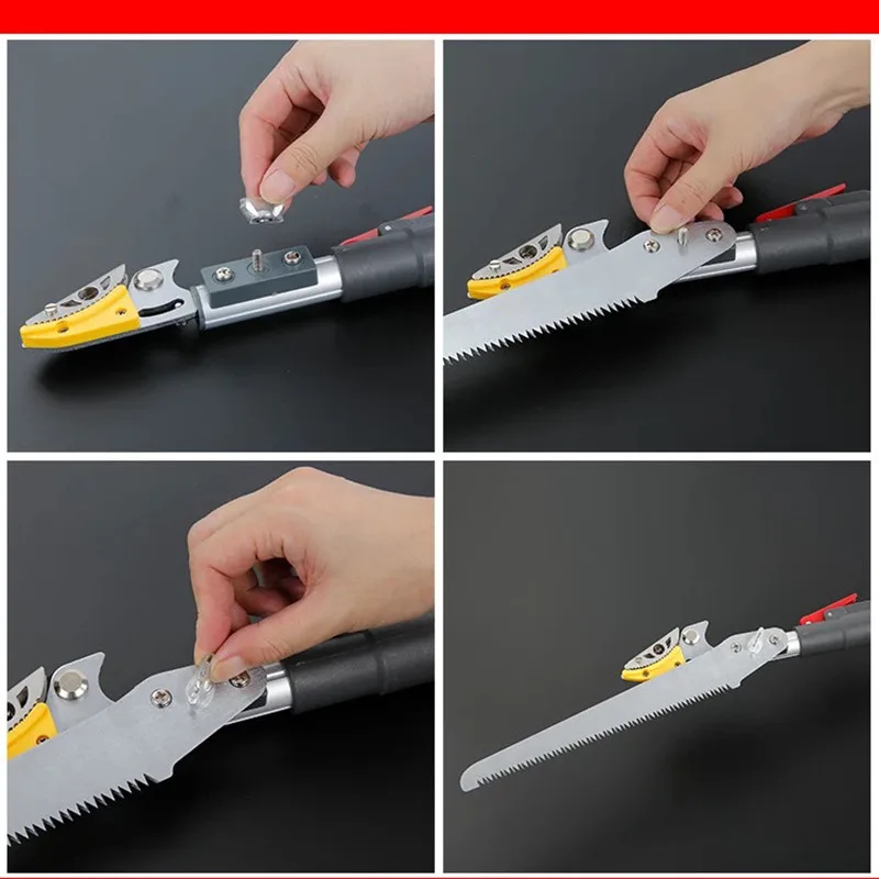 مقص قطاعات الفاكهة القابل للسحب أدوات الحدائق مقصات التقليم القابلة للتعديل مقصات منزلية تلسكوبية عالية الفرع أداة قطف الفاكهة