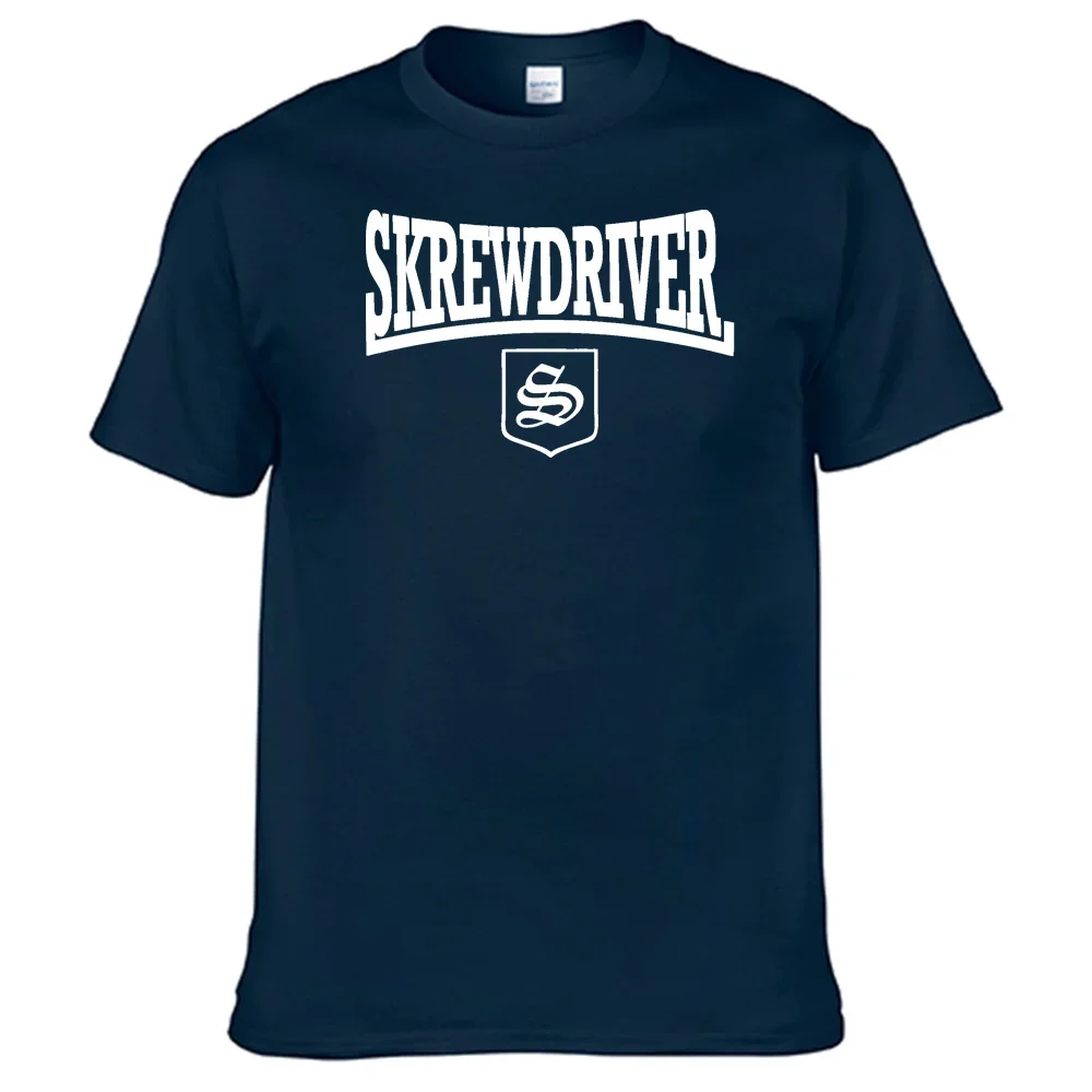 Band Skrewdrivers T Shirt 100% Cotton Men Shirt N017