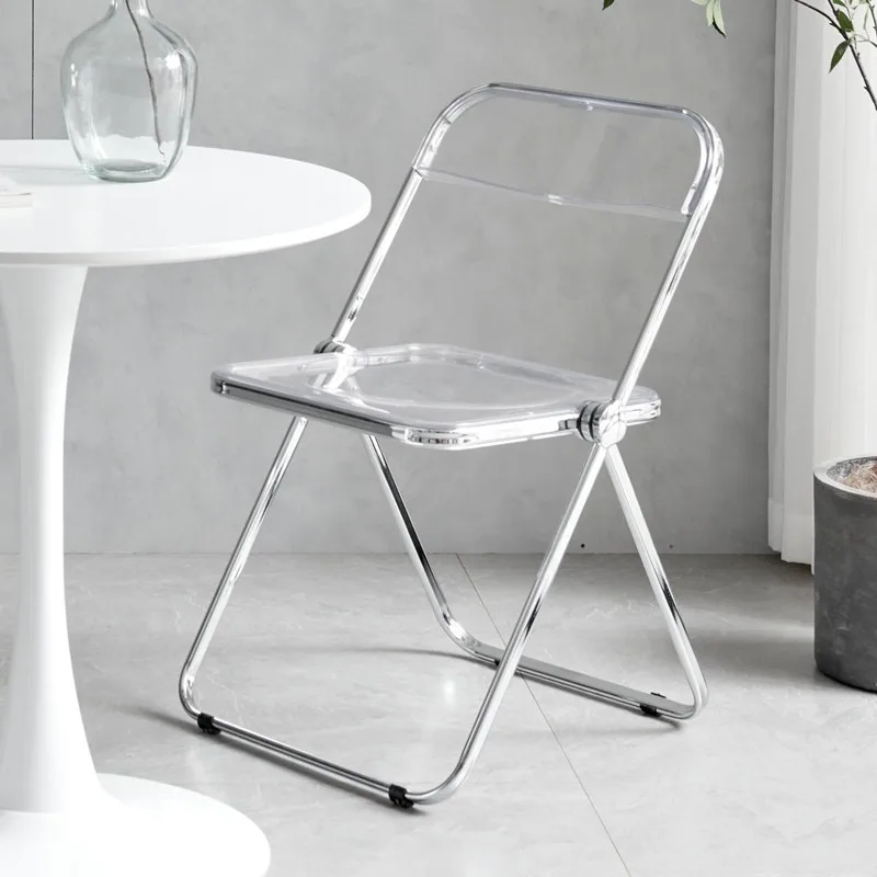 Fashion ins stool Internet celebrity makeup chair Photo chair Portable home folding  Cold drink restaurant dining ra