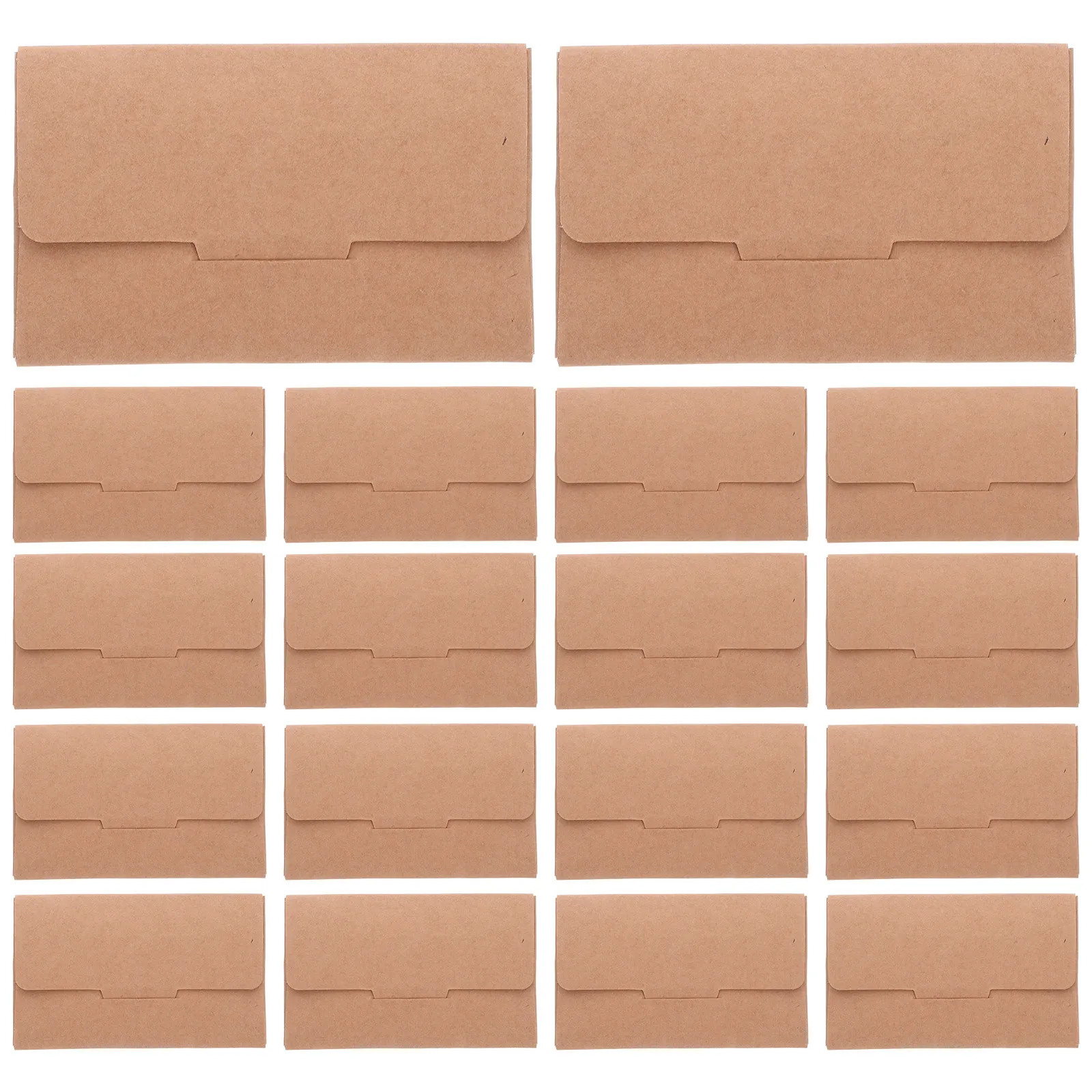 50pcs Thick Kraft Paper Card Sleeves for Credit Cards, ID, Hotel Key, Transit & Travel Cards – Blank Protector