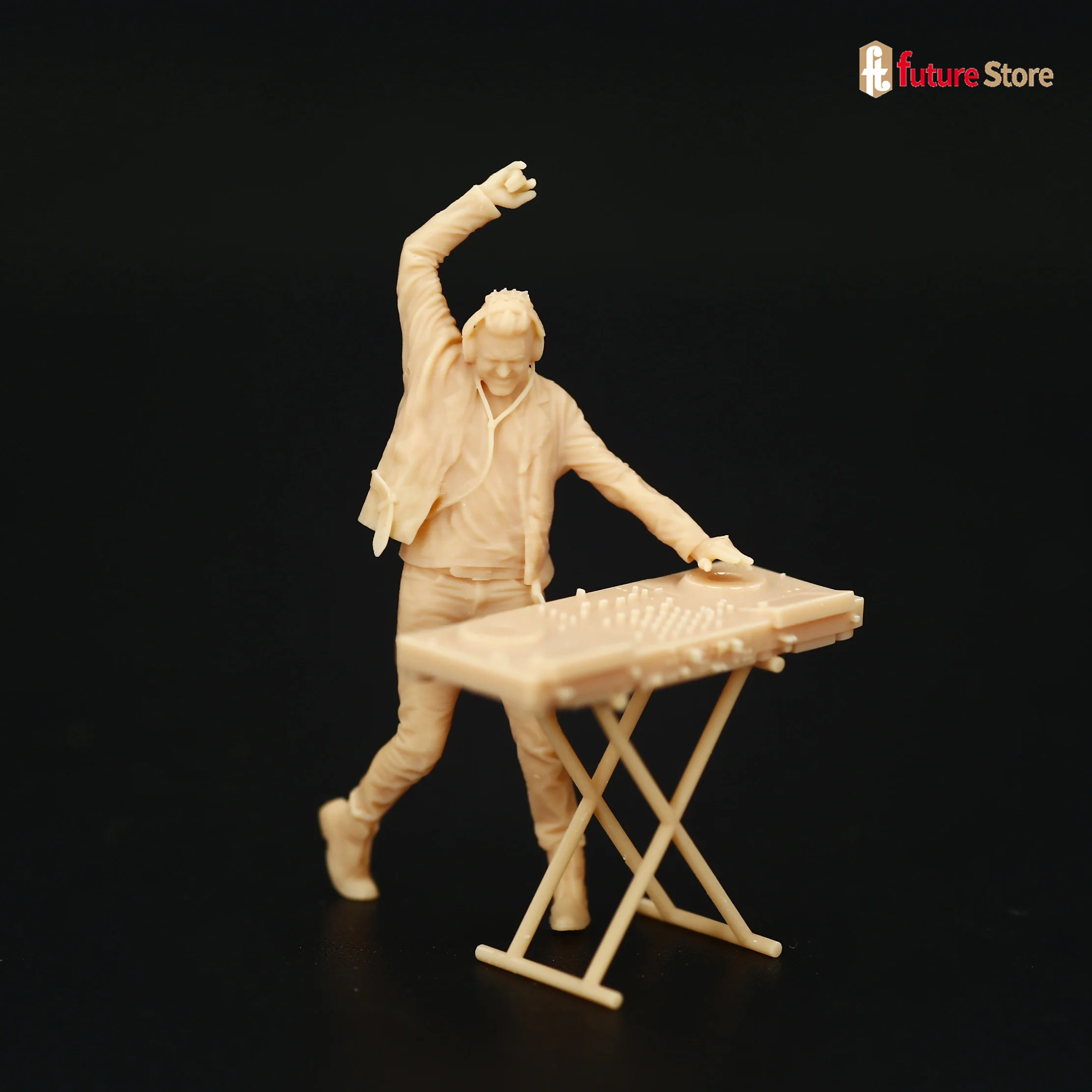 

1/87 1/64 1/43 A309 DJ Male Live music show Miniatures Figures Diorama Sand Table Scene Props Creative Photograph Model Decorati