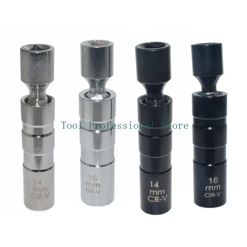 57QF 14mm/16mm جدار رفيع الجدار المغناطيسي يشرف شرارة المقبس الجدار الرقيق المغناطيسي 12 نقطة مفصل 3/8inch