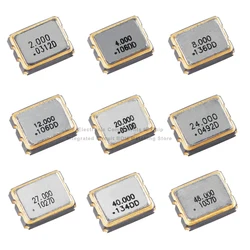 10pcs 4MHZ~50MHZ 3225 SMD Crystal Oscillator 3.3V 8MHZ 10MHZ 12MHZ 16MHZ 20MHZ 24MHZ 25MHZ 26MHZ 27MHZ 30MHZ 32MHZ 32.768MHZ 48M