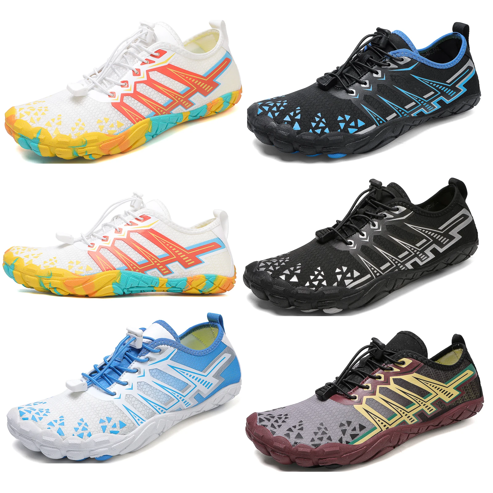 

Унисекс, обувь для воды босиком, быстросохнущая, нескользящая, тонизирующая обувь с пятью пальцами, уличная обувь для прогулок по реке, обувь для плавания-амфибия