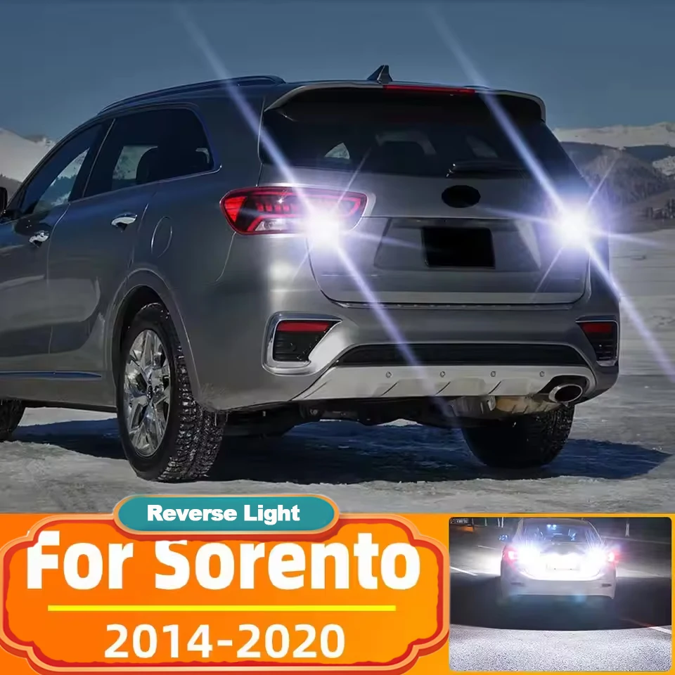 

2Pcs For Kia Sorento 2014 2015 2016 2017 2018 2019 2020 T15 W16W 921 912 LED Backup Reverse Back Up Light Bulb Canbus No Error