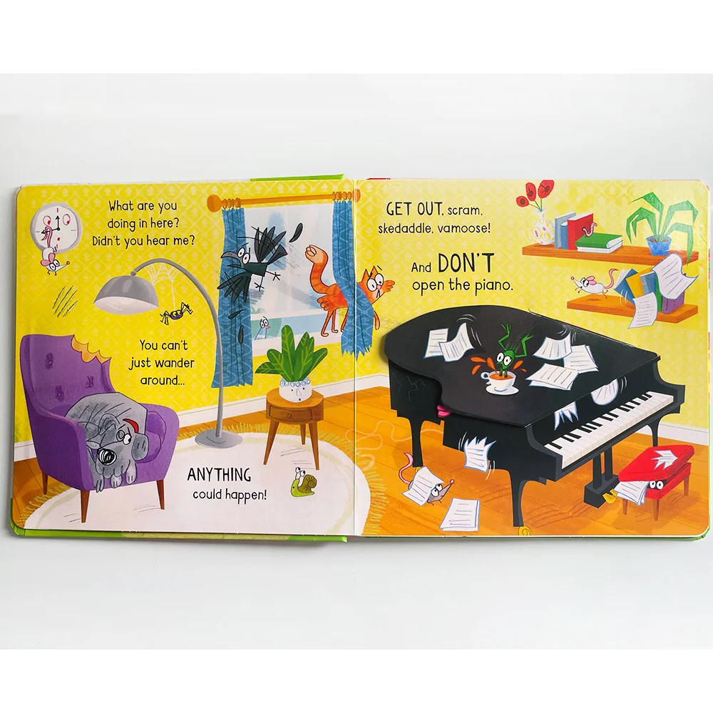 المنبثقة المخصصة Usborne التي تسمح الديناصورات خارج ثلاثية الأبعاد المنبثقة المفاجئة الكتب المصورة التفاعل بين الوالدين والطفل كتاب القراءة