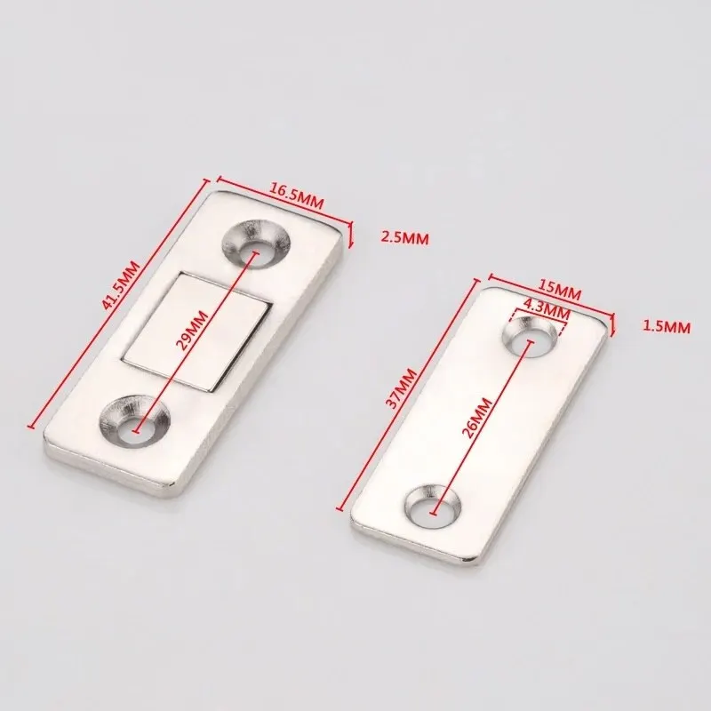 5 set/lotto chiusure magnetiche per armadietti fermaporta magnetici chiudiporta nascosto con vite per mobili armadio fai da te
