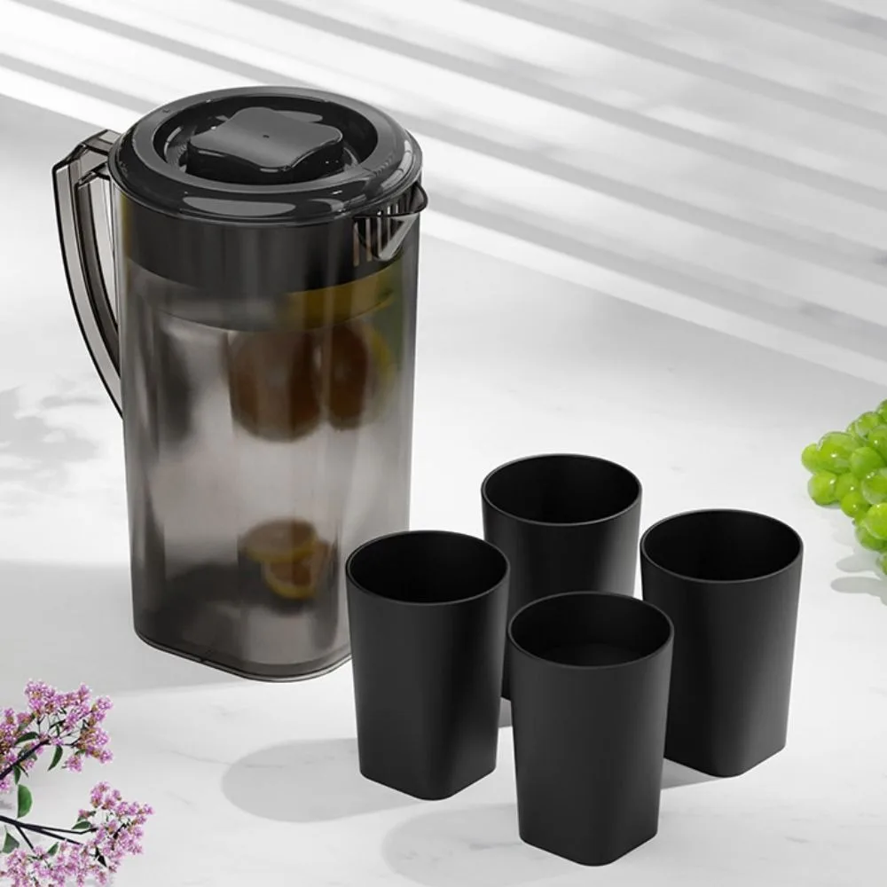

Drinkware Large Capacity Cold Water Kettle 1.3/2.2/3L Fall-resistant Pitcher Heat Resistant Plastic Juice Jug Refrigerator