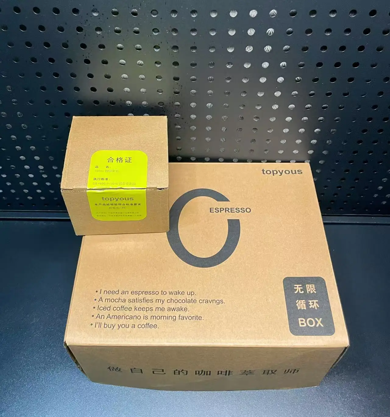 Wholesale Aluminum Pneumatic Coffee Machine Portable Extraction Manual Espresso Machine Modern Square Design