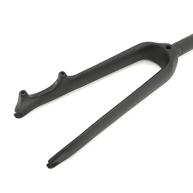 Neue 14 16 18 20 22er Kleine Räder Faltrad Matt 3K Vollcarbon-Fahrrad Vordergabel Carbon V Scheibenbremse Harte Gabeln Leicht – Detail 7