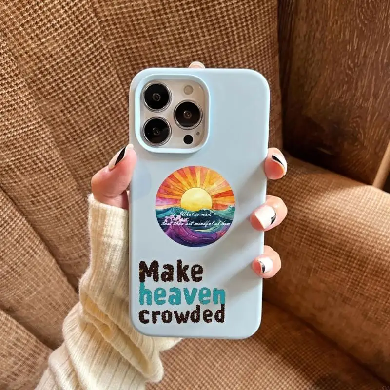 LXAA 50PCS Motywacyjne naklejki cytatowe z uroczymi postaciami Wodoodporny materiał dla zwierząt do dziennika laptopa wystrój z