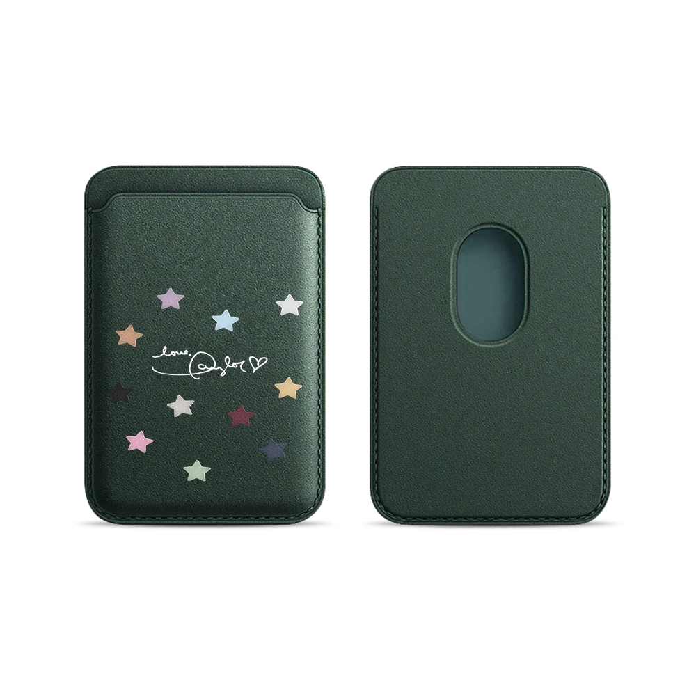 Stars Sky INS Leder-Kartenetui Handyhülle Magnetische Hülle Geeignet für Alle iPhones für Magsafe Karten-Handy-Rückentasche – Detail 16