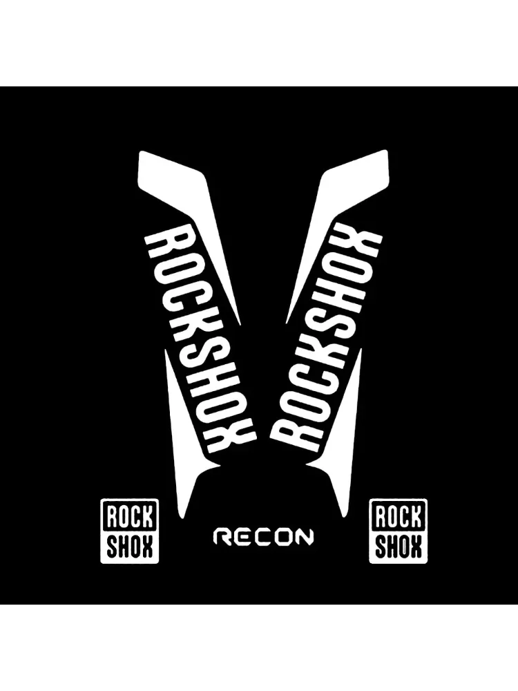 AliExpress NONE 18cm RockShox RECON 2015 2016 Style Decals Waterproof Vinyl Stickers for Mountain Bike Front Fork MTB Parts Decor