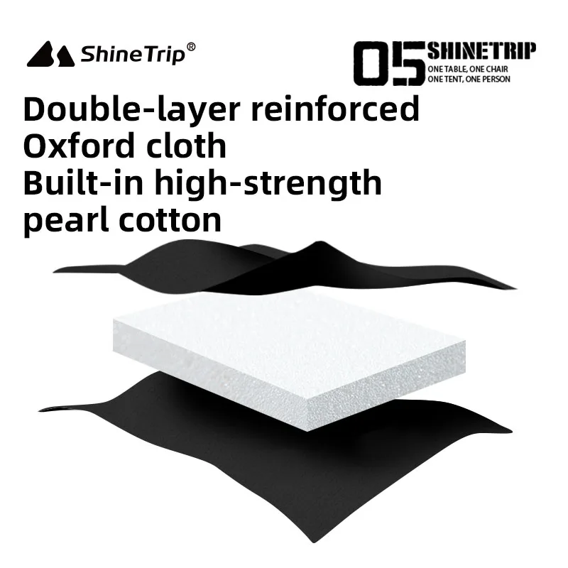 ShineTrip Mazar portátil-Material de aleación de aluminio, fácil de llevar para viajes al aire libre, hace que su viaje de Camping sea más cómodo.