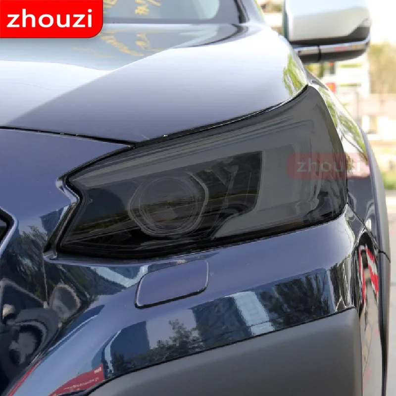 2 قطعة لسوبارو Outback 2018 2019 2020 سيارة العلوي تينت الأسود طبقة رقيقة واقية حماية شفافة ملصق من البولي يوريثان الملحقات #4