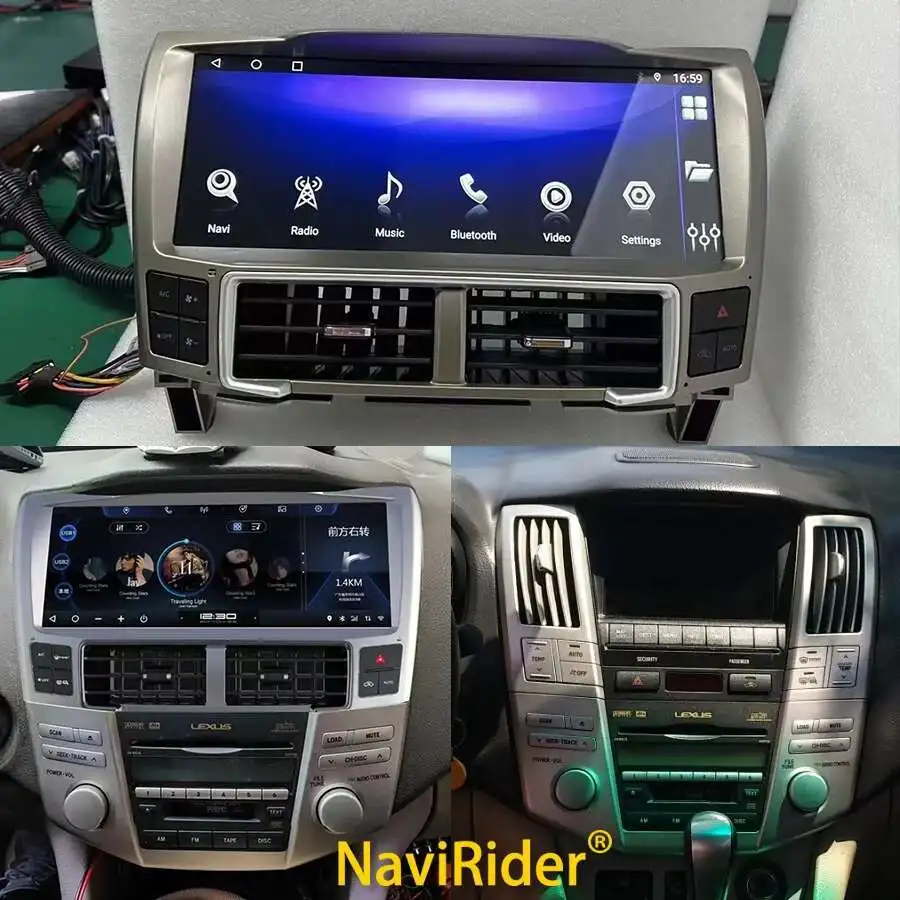 12.3“ Android Touch Screen Car GPS For Lexus RX300 RX330 RX350 RX400h Toyota Harrier Radio Video Player AutoRadio Tape Recorder