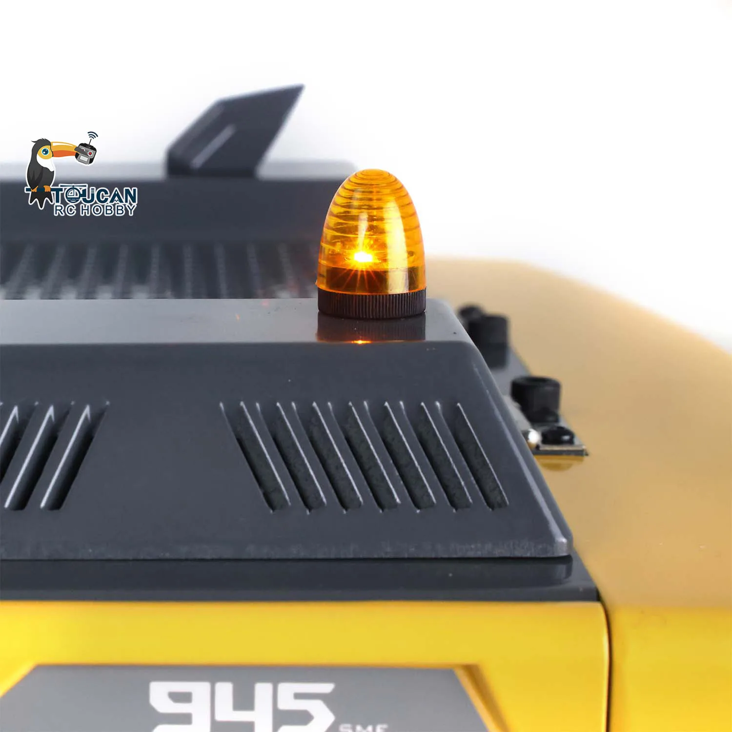 XDRC 1/14 Hydraulische RC 945 Graafmachine RTR Afstandsbediening Bouwvrachtwagens Roterend Licht Afgewerkt Elektrisch Model THZH1437