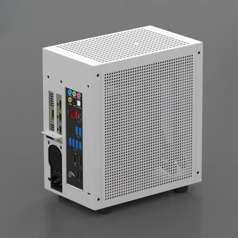 M21/M31 Mini ITX Chassis, Support 120mm AIO Water Cooling, Low‑Profile GPU, 1U Flex Power Supply Compact PC Case