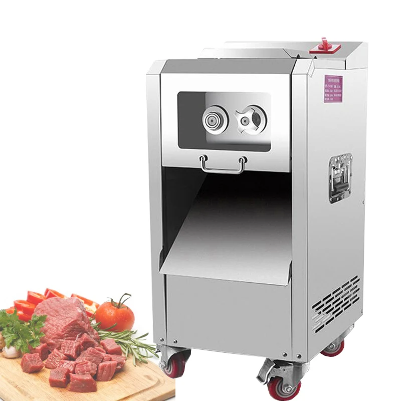 

New 2200W Meat Slicer Kitchen Canteen Multifunctional Meat Vegetable Cutting Machine Meat Chunks Cutting Machine