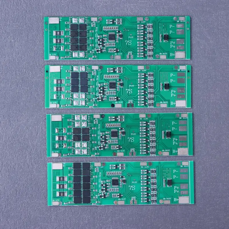 7S 24V BMS 10A 15A 20A 30A لوح حماية بطارية الليثيوم مع شحن التوازن لحزمة Li-ion LiPo، الدراجة الإلكترونية، المشروع الشمسي #5