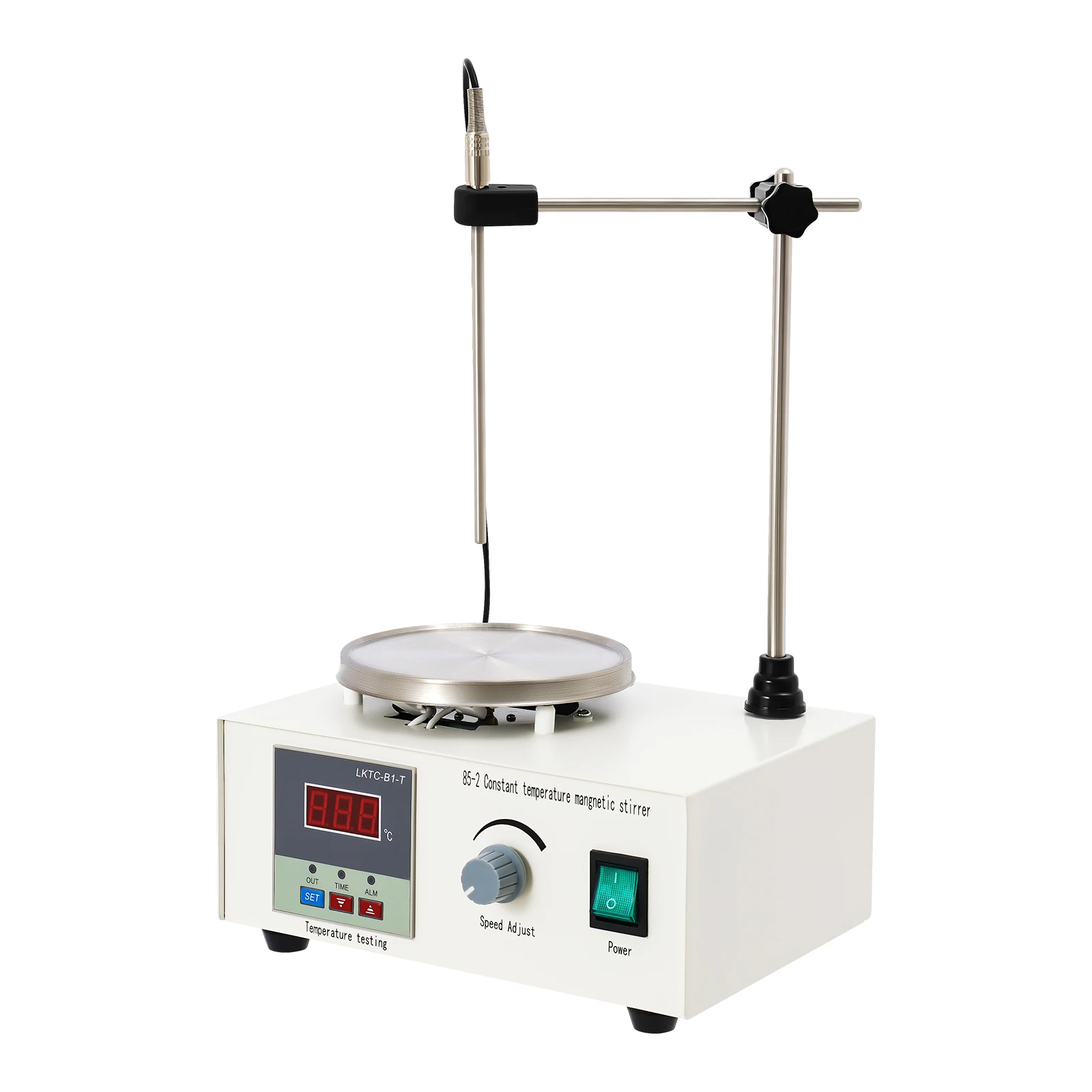 Picture 7: Lab Magnetic Stirrer Hotplate with Digital Display 0-2000RPM Stepless Speed 0-99℃ Temp Control for 2000ml Mixing Solution