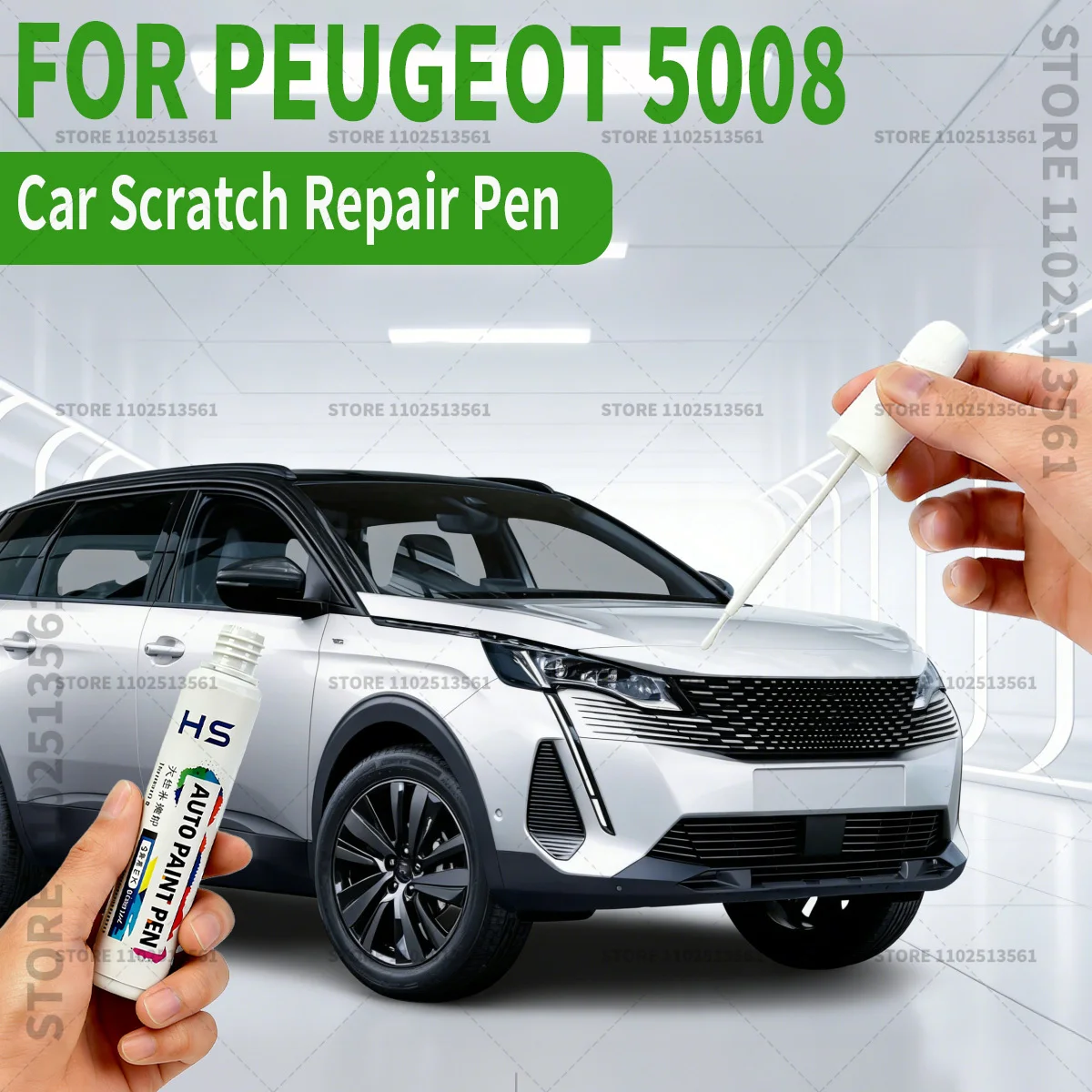 

Ручка-корректор для ремонта лакокрасочного покрытия автомобиля Peugeot 5008, средство для удаления царапин, аксессуары для авто DIY, цвета: перламутрово-белый KWE, черный KTV, синий Iceberg EDZ
