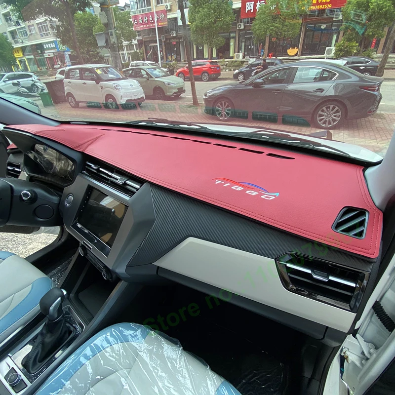 

Anti-slip Leather Darsboard Mat For ‌Chery‌ Tiggo 3X/plus Sun Protection Heat Insulation Car Interior Decoration Sunade P