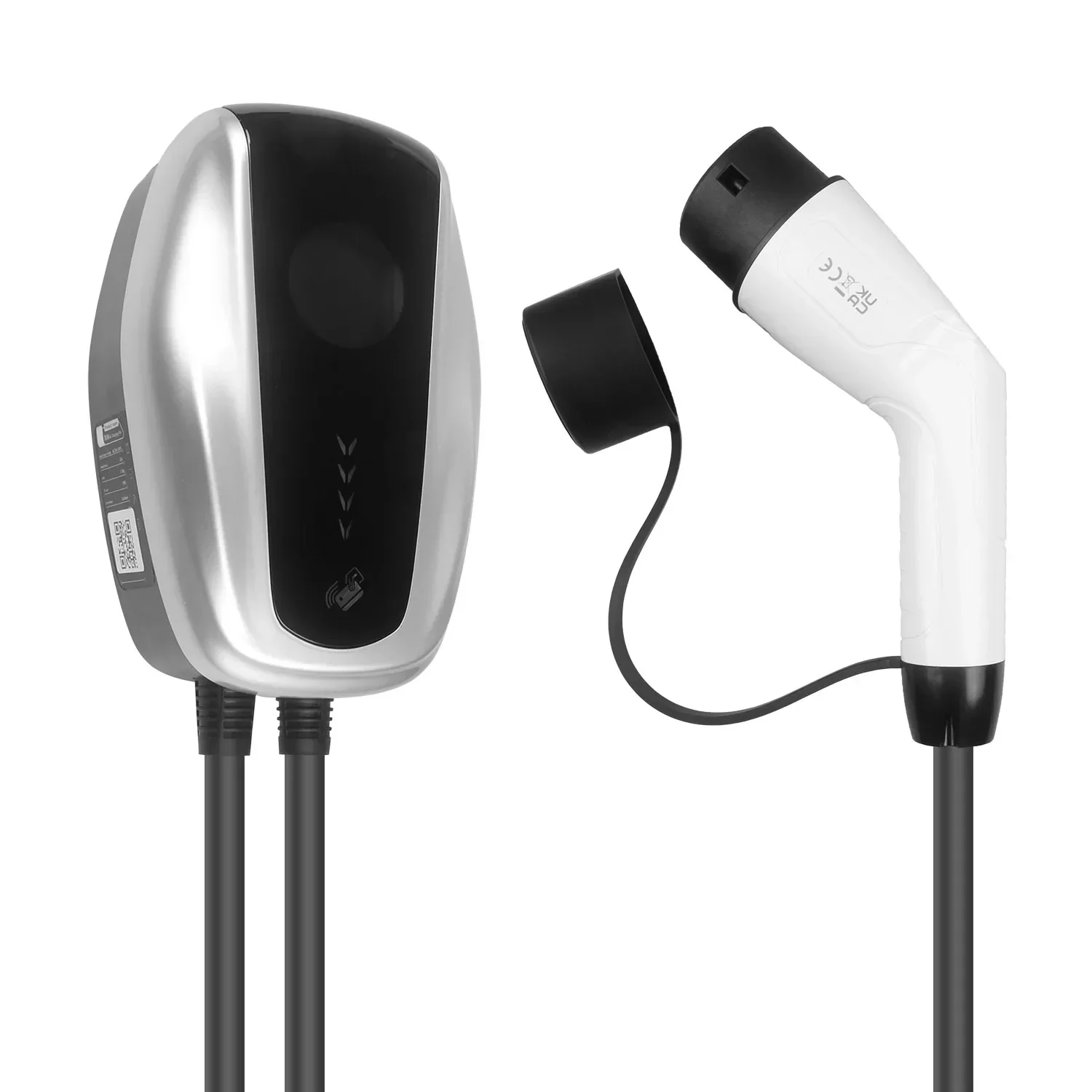 EV WallBox Type 2 Wall Charging Unit 32Amp 7.4kw 5M Cable IP55 Indoor Outdoor Protection EV Vehicles Car Charger