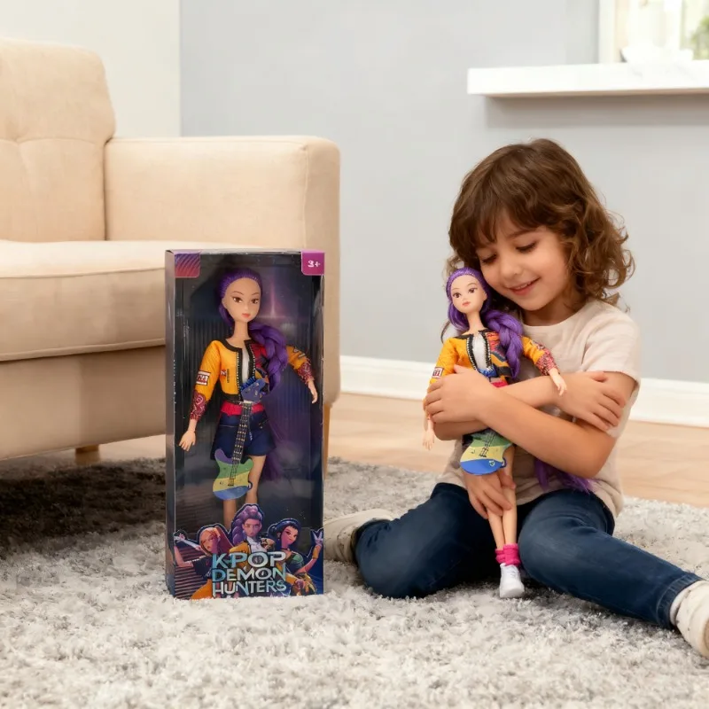 Kpop Demon Hunters New toy Vinyl Doll characters Rumi Mira Zoey Beautiful Collectible DIY Doll Gifts Ideal For Kids Play gifts