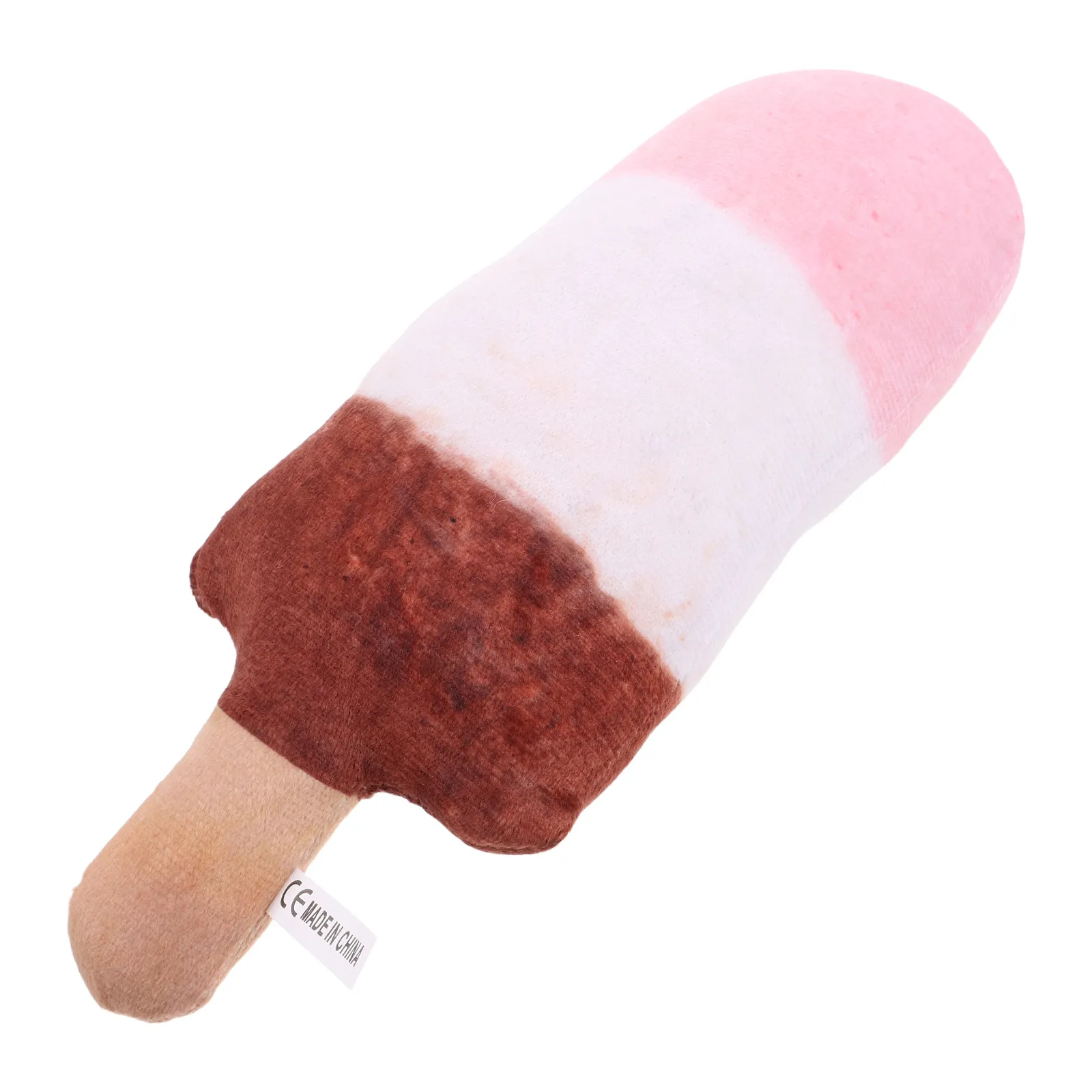 Realistic Ice Cream Shaped Decorative Pillow Soft Comfortable Cushion for Living Room Bedroom Kids Display Photography