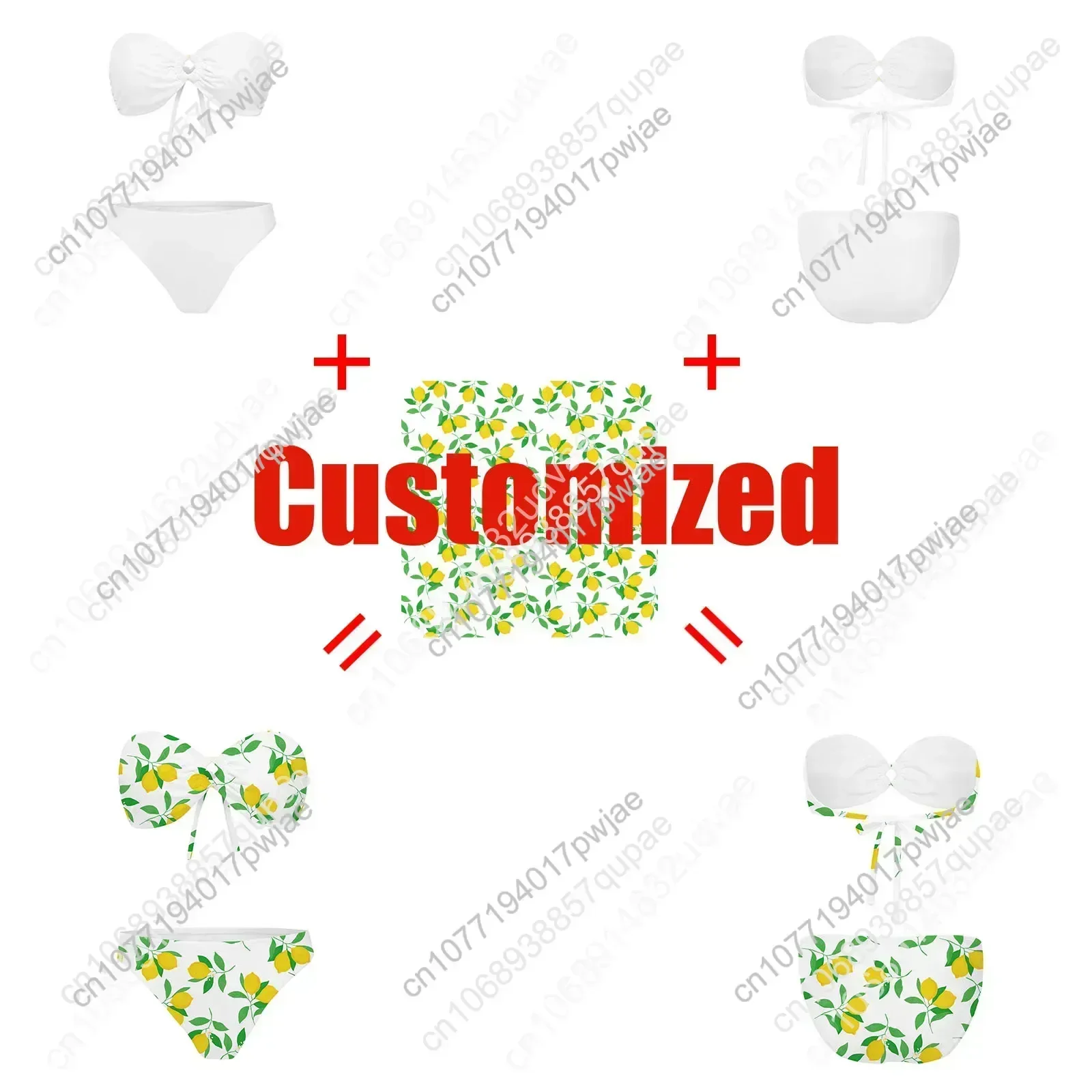 Japan Anime DEATH NOTE Strapless Swimsuit Bikini Womens Bathing Suits Swimwear Pool Party Beach Sexy Bikini Customize Beachwear