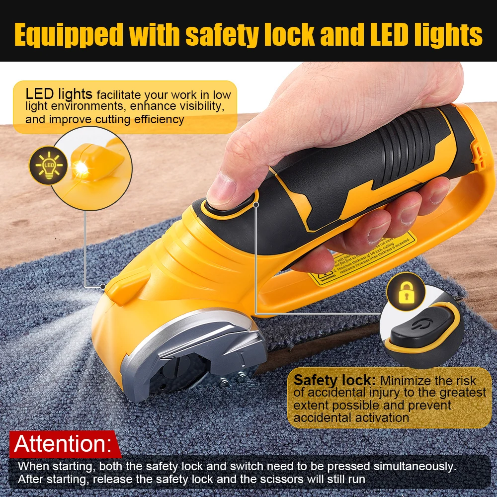 

Electric Scissors SK4 Rechargeable Cordless Electric Cutter Shear For Cardboard Leather Fabric Scrapbook Carpet Rotary Cutt