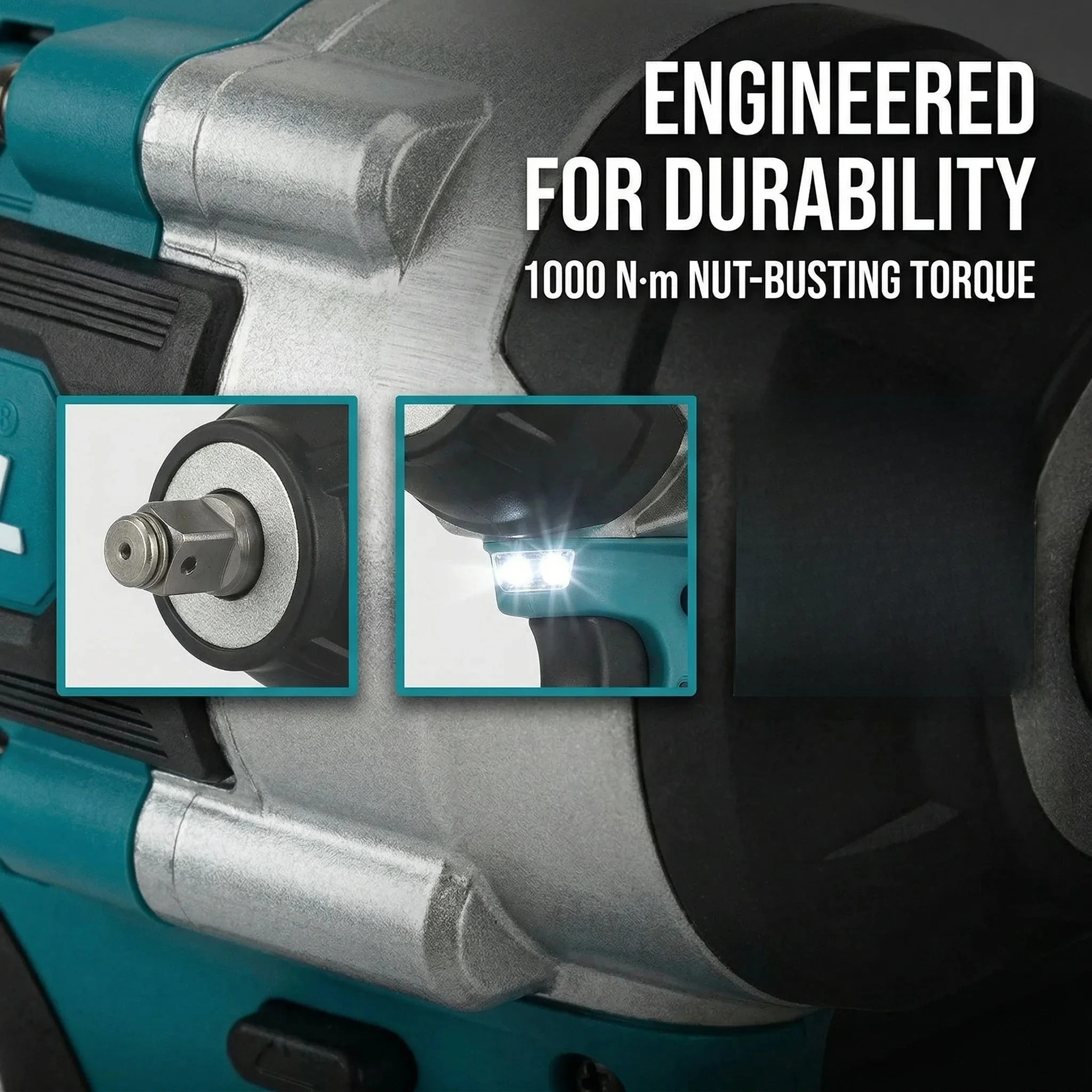 Makita DTW700 18V Cordless Impact Wrench M10-M24 Standard Bolt For Makita 20V Battery Auto Tire Repair - view 6