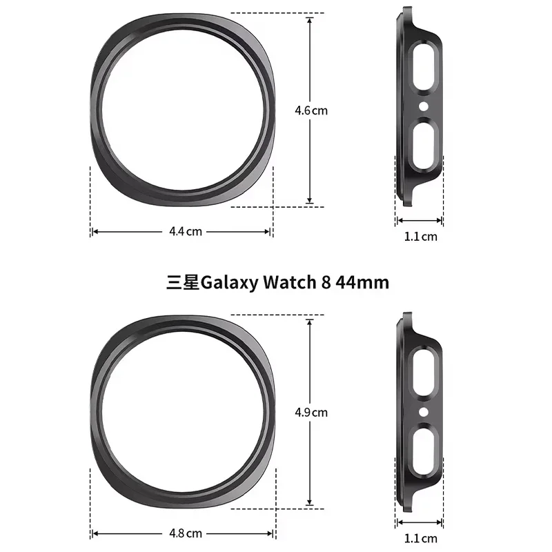 For Samsung Galaxy watch 8 40mm/44mm Matte Cover Protective PC Hard Case For Galaxy Watch 8 Classic Hollow Out Shell Accessories image 6