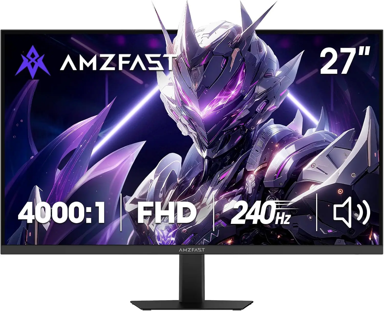 

27-дюймовый игровой монитор 240 Гц, FHD, быстрая VA-панель с динамиками, порты HDMI и DP для игр и офиса