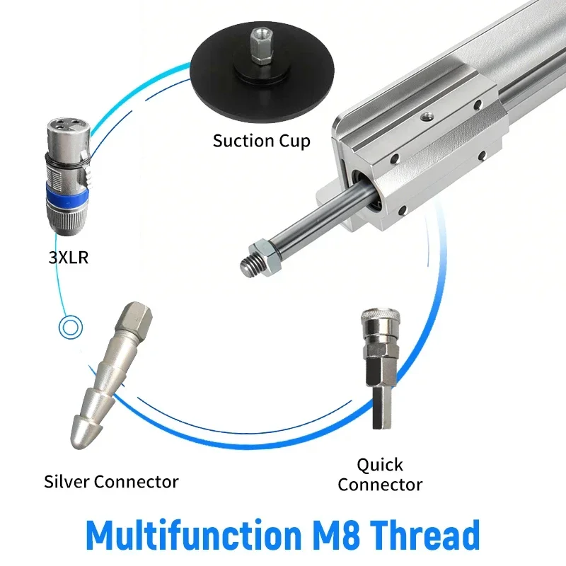 Mini Telescopic Linear Actuator 24V DC Adjustable Stroke Reciprocating Cycle Motor with Reduction Gear for Precision Motion