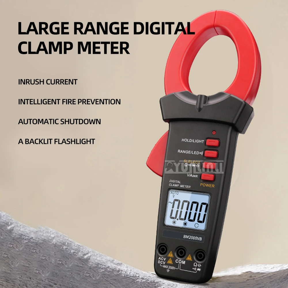 multimetro universal clamp ac dc amperimetro 2kv shunt fotovoltaica bm2000vb 2000a 01