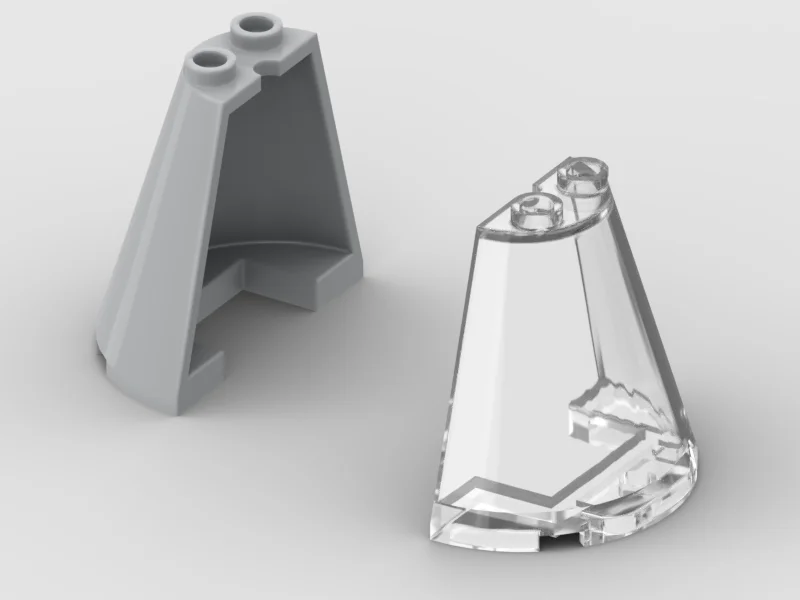 

*Конус 2 x 4 x 3 Половина* SS204 10 шт. Кирпичный блок «сделай сам», артикул No. 38317 Совместим с другими сборными частицами