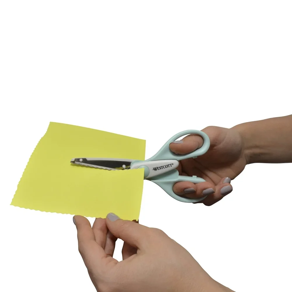 Decorative Crafting Scissors 6 Inch Set Majestic Pinking Patterns 2 Pack Fun Easy to Use Scrapbooking School Projects