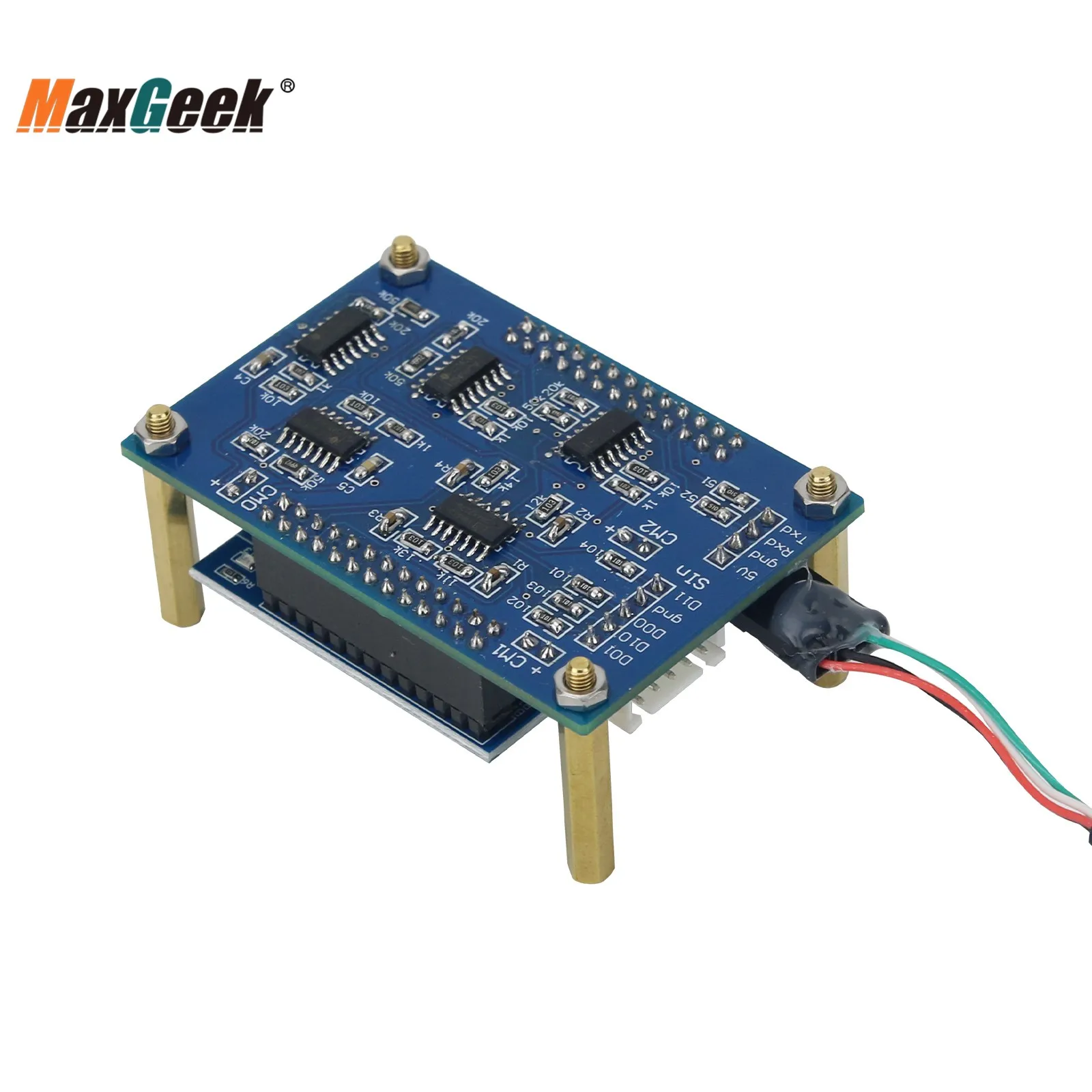 Maxgeek – détecteur de position ponctuelle de photosodétecteur à quatre quadriens, module de photodétecteur 2D, livré avec un code source