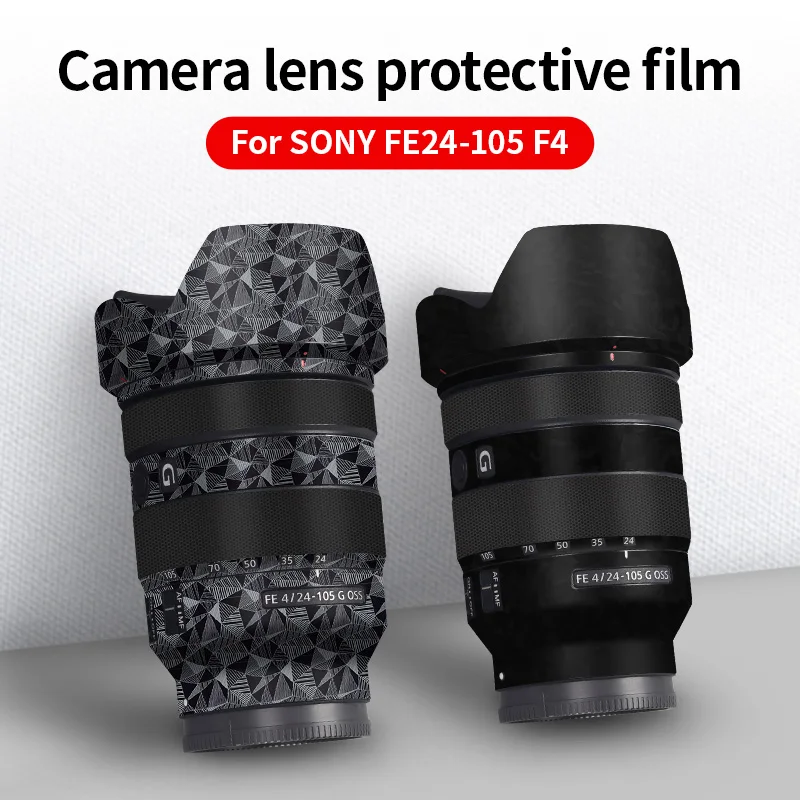 

Camera Lens Sticker SEL24105G Wrap Skin Anti-scratch Protector Film For Sony FE 24-105 F4 24-105mm F/4 FE24105MM Decal Cover