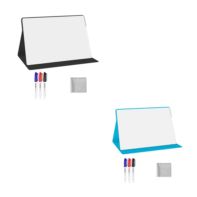 

A53Q-Portable Small White Board,Reusable Dry Erase Board With Stand,Desktop Whiteboard For Office Meeting Bussiness