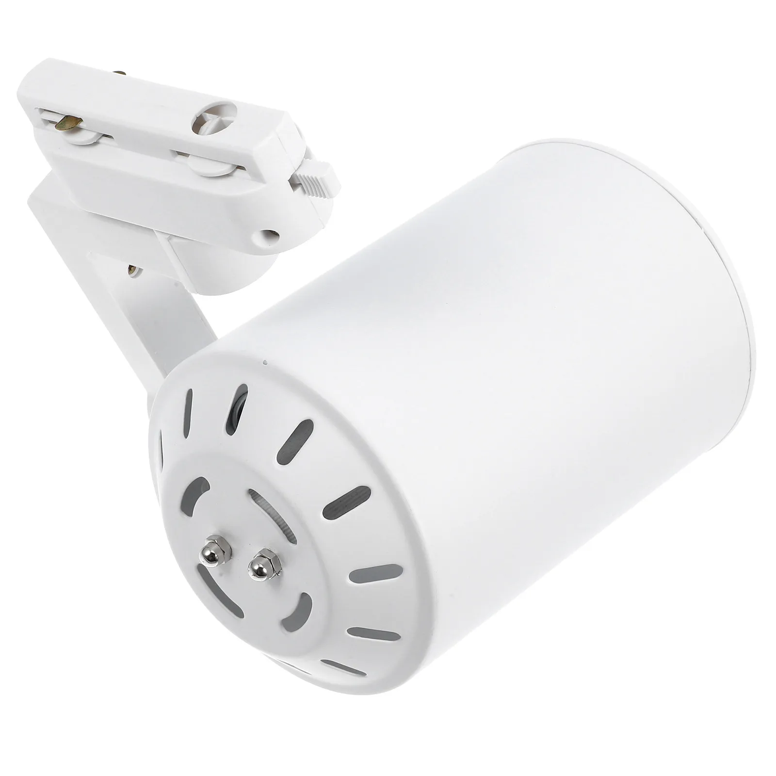 

Светодиодный трековый светильник с цоколем E27, прочный железный корпус, регулируемый, диммируемый, для потолка, стен, магазинов, кухонь, акцентного освещения