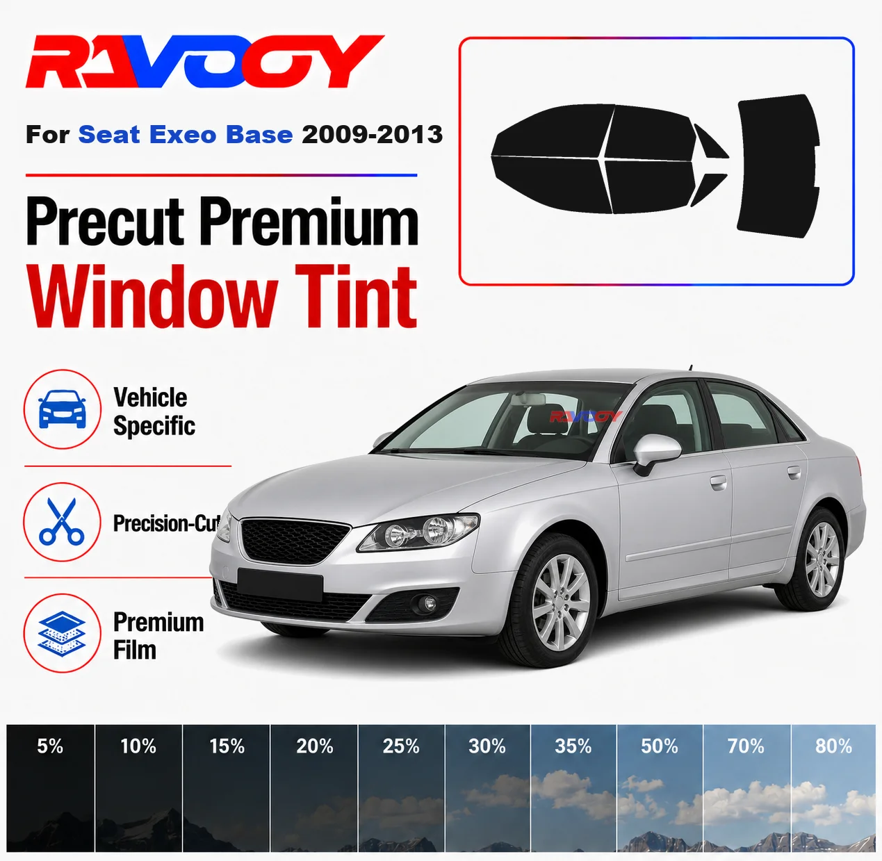 premium-precut-window-tint-kit-front-rear-windows-rear-windshield-for-seat-exeo-base-2009-2013-complete-set-nano-ceramic-film