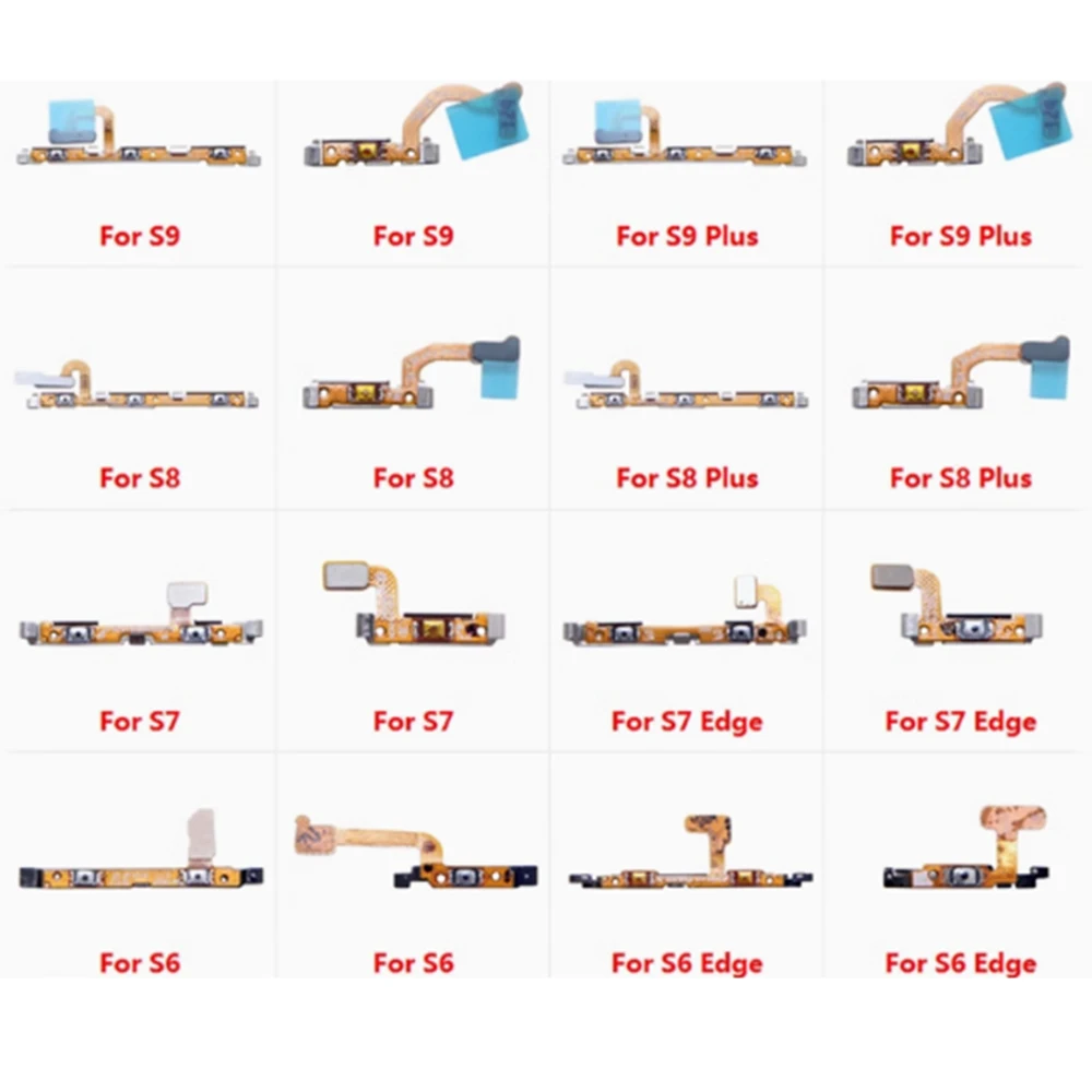 

Power And Volume Key Button Flex Cable For Samsung Galaxy S6 S7 Edge S8 S9 + Plus Repair Parts