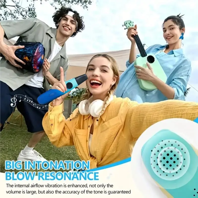 

【СПЕЦИАЛЬНОЕ ПРЕДЛОЖЕНИЕ】Регулируемый по тону казу с двумя отверстиями для музыкальных групп, для живых выступлений, с круглой диафрагмой, для вечеринок и путешествий