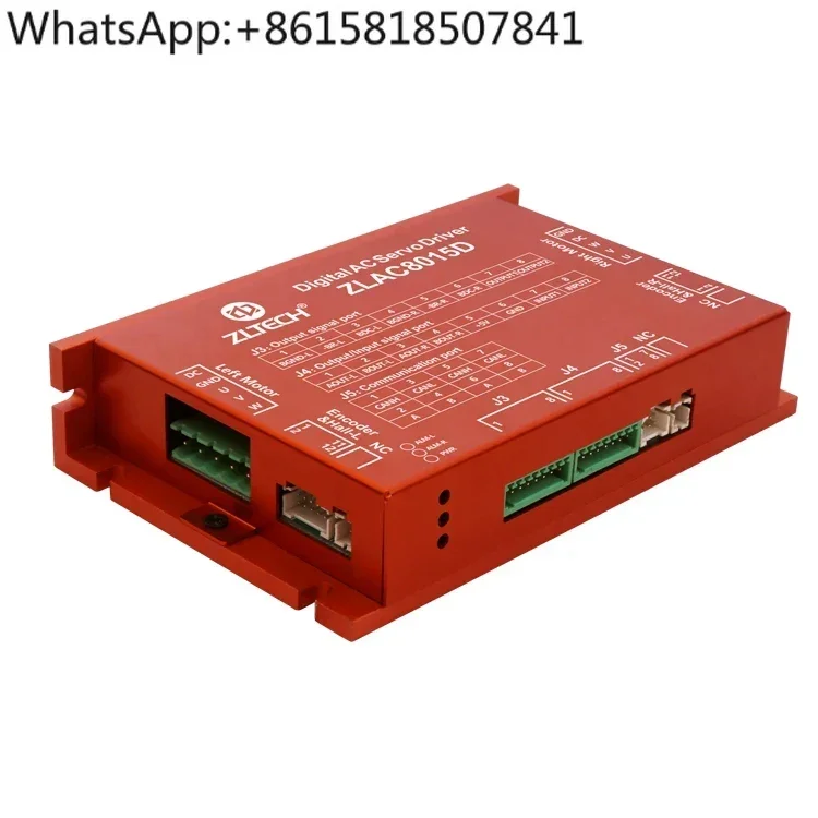 ZLTECH CAN bus RS485 modbus 24V 48V dual-channel 15A-30A brushless AGV AC hub servo motor amplifier driver controller for robot